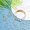 1000Pcs 10 Colors Crackle Glass Beads Strands GLAA-PH0001-66-2