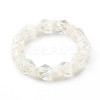 Faceted Transparent Acrylic Beaded Stretch Bracelets Sets for Kids BJEW-JB06220-6