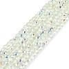 Transparent Glass Beads Strands EGLA-N028-01A-A07-1