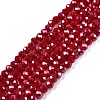 Electroplate Glass Beads Strands EGLA-A044-P2mm-A02-1