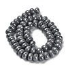 Glazed Porcelain Rondelle Beads PORC-Q001-01G-2