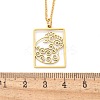 304 Stainless Steel Necklace LS-NJEW-D330-01G-01-3