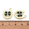 Saint Patrick's Day Alloy Enamel Pendants X-ENAM-T023-12B-3