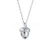 Alloy Openable Acorn Pendant Necklaces for Women FS-WG05859-01-2