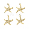 Brass Micro Pave Cubic Zirconia Pendants KK-E068-VB308-4
