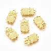 Metal Alloy Pendants Rhinestone Settings PALLOY-A14926-G-1