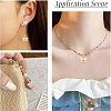 25Pcs 5 Colors Glass Pendants GLAA-YW0005-47-5