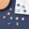 12Pcs 6 Styles Natural Prehnite & Rose Quartz & Amethyst & Apatite & Sunstone & Amazonite Beads G-YW0002-29-5
