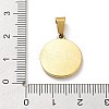 Ion Plating(IP) 304 Stainless Steel Pendants LS-STAS-Q311-01G-06-2