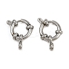 304 Stainless Steel Spring Ring Clasps STAS-B095-02P-01-1