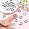 SHEGRACE Brass Spring Ring Clasps XGRPCN018-224P-5