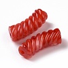 Two Tone Opaque Acrylic Beads OACR-A016-06D-3