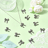 20Pcs 304 Stainless Steel Pendants STAS-BBC0007-78P-5