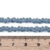 Frosted Transparent Glass Beads Strands GLAA-N016-4mm-29-2