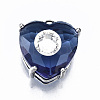 Transparent Faceted Glass Pendants GLAA-S193-034A-P-1