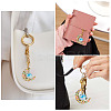 2Pcs Acrylic & Resin Imitation Pearl & Alloy Pendant Decorations HJEW-TAC0114-6