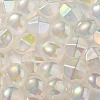 UV Plating Luminous Transparent Acrylic Beads OACR-P010-05E-3