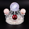 Acrylic Crystal Ball Display Stands ODIS-WH0001-39-2