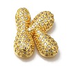 Brass with Cubic Zirconia Pendants KK-Q818-02K-G-1