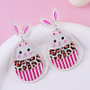 Easter Acrylic Dangle Stud Earrings FS-WG8F84A-01-1