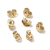 Brass Ear Nuts KK-K383-20G-1