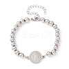 304 Stainless Steel Link Bracelets BJEW-B163-02P-4
