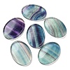 Oval Natural Fluorite Worry Stone G-R487-01K-1