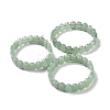 Natural Green Aventurine Oval Beaded Stretch Bracelet G-E010-01H-2