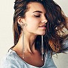 2 Pairs 2 Colors Alloy Bowknot Dangle Stud Earrings with Sterling Silver Pins EJEW-AN0004-89-7
