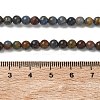 Natural Dumortierite Beads Strands X-G-F826-A01-4mm-7