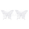 Spray Painted 430 Stainless Steel Filigree Pendants STAS-TAC0018-25A-4