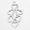 Non-Tarnish 201 Stainless Steel Pendants LS-STAS-G073-17P-1
