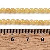 Natural Topaz Jade Beads Strands G-Z116-A11-3mm-5