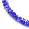 Faceted Glass Beaded Necklaces NJEW-JN02553-06-2