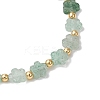 Natural Green Strawberry Quartz Beads Stretch Bracelets for Women BJEW-JB11768-07-4