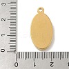 304 Stainless Steel Rhinestone Pendants STAS-I322-46G-3