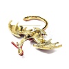 Dragon Alloy Rhinestone Brooches JEWB-K018-08AG-01-2