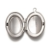 Non-Tarnish 316 Stainless Steel Locket Pendants LS-X-STAS-O135-05P-3