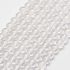 Natural Quartz Crystal Beads Strands G-N0218-01-3mm-1
