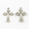 Tarnish Resistant Crucifix Cross 201 Stainless Steel Pendants STAS-R075-15-1