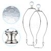 Glass Lamp Shade Light Bulb Clip Lampshade Adapter GLAA-WH0022-17P-3