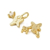 925 Sterling Silver Pave Clear Cubic Zirconia Christmas Gingerbread Man Charms STER-Z104-01G-2