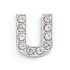 Alloy Slide Charms LS-ALRI-WH0005-09U-P-1