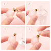  Faceted Natural Gemstone Openable Perfume Bottle Pendants AJEW-NB0002-09-5