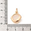 Brass Shell Pendants KK-B127-08G-3