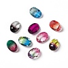 Faceted K9 Glass Rhinestone Cabochons X-GGLA-A005-23-1