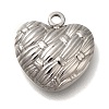 Anti-Tarnish 304 Stainless Steel Pendants STAS-P371-096A-P-1