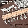60Pcs 10 Styles Tibetan Style Alloy Pendants FIND-YW0006-47-1