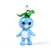 Handmade Lampwork Cartoon Radish Pendants LAMP-T025-10M-2