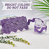 10 Yard Metallic Polyester Wavy Fringe Trim Ribbon SRIB-GF0001-38O-6